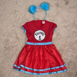 TODDLER Thing 1 Dress Costume – Dr. Seuss